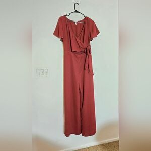 🌿"Leith" jump suite/Romper size M.